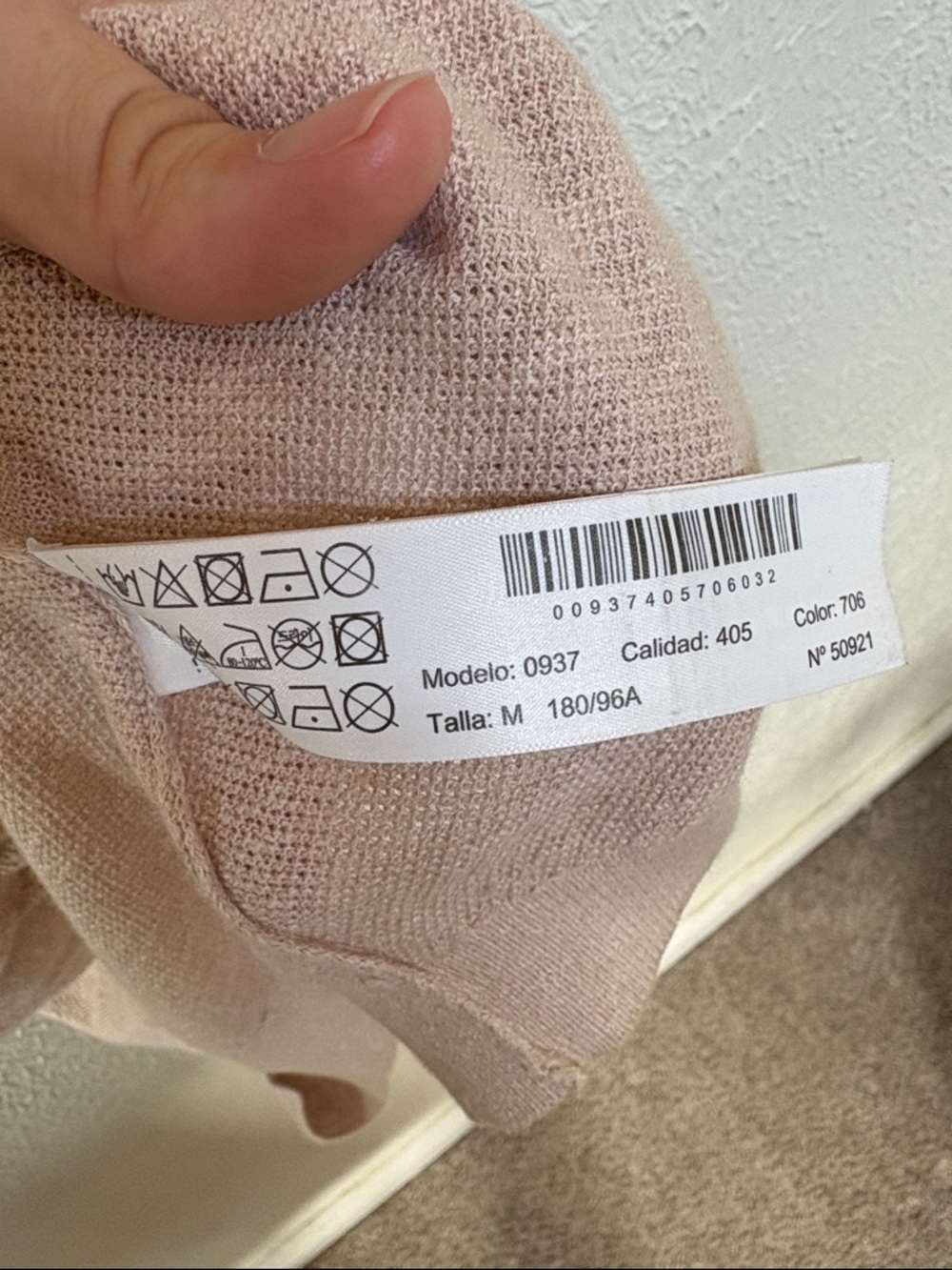MASSIMO DUTTI Cotton Linen Blend Tee - Picture 3 of 4